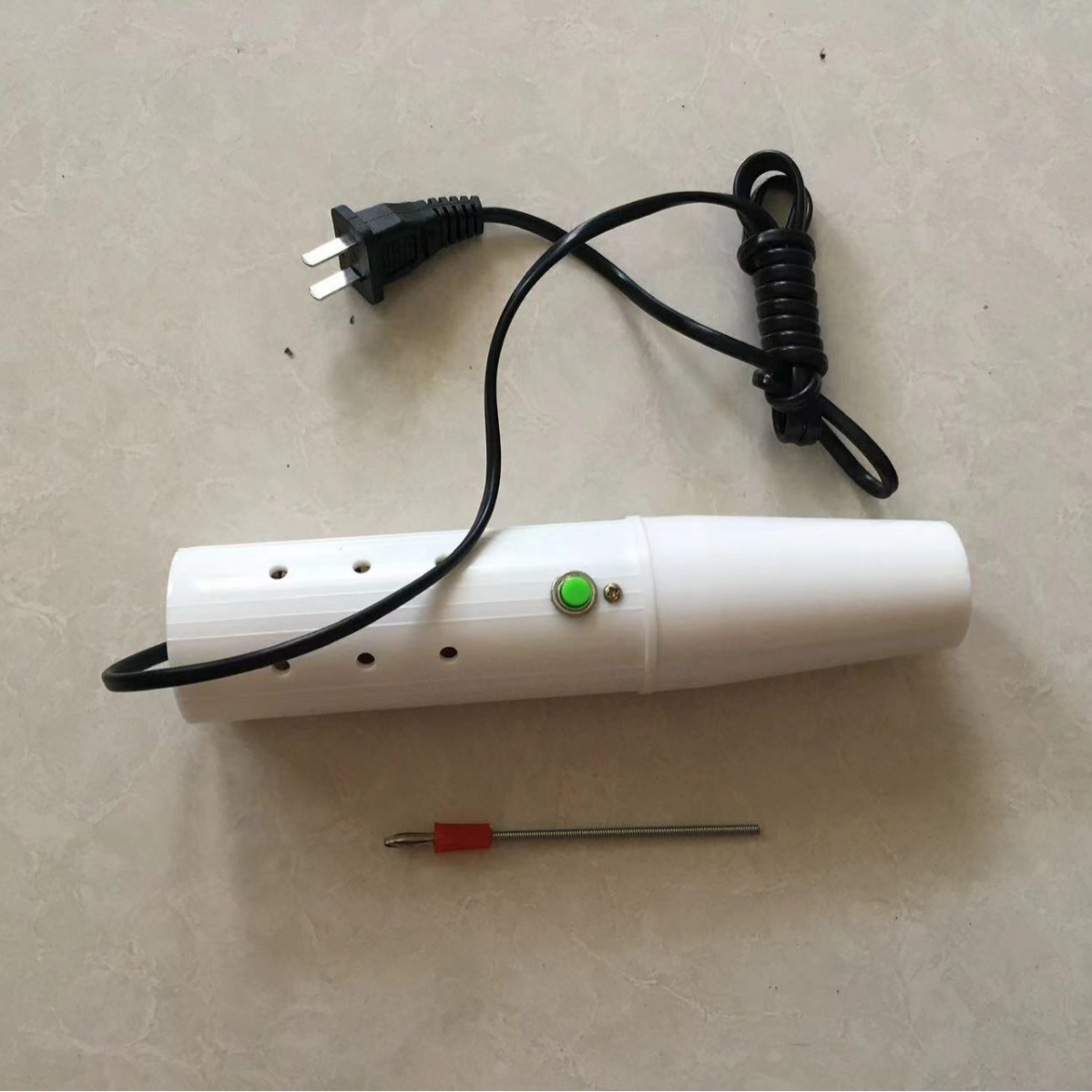 Handheld Hollow Glass Argon Gas Detector Electric Spark Detection Concentration Double-Layer Tool Portable