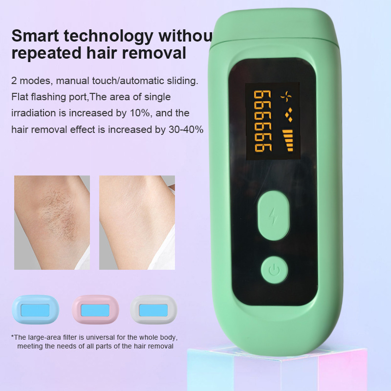Cross-border freezing point hair removal instrument IPL pulse photon skin rejuvenation beauty instrument ladies home portable hair removal artifact wholesale