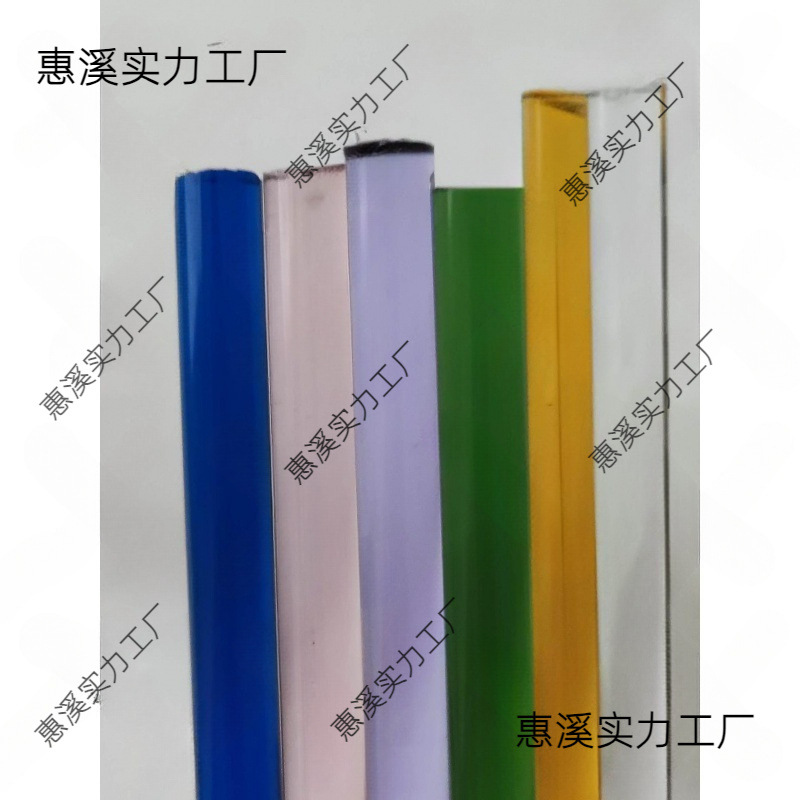 High borosilicate glass rod Glazed lamp glass can be fired hard material handmade DIY raw material colored glass rod solid