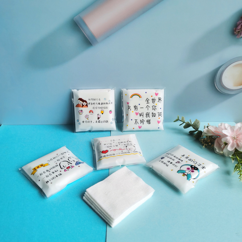 Оптовая продажа тонких ватных дисков для снятия макияжа, 20 штук в упаковке