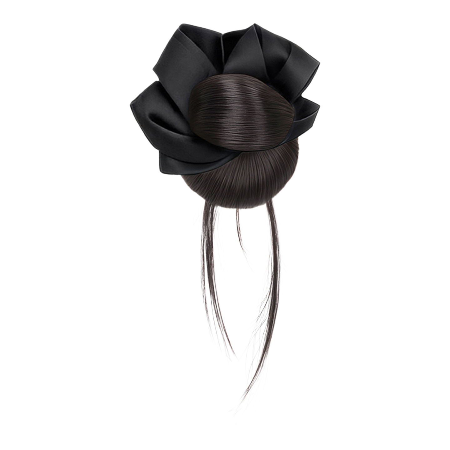 Bun Hairpiece Claw Clip Hair Tie Natural Fluffy Atmosphere Bun Hairstyle Hair Accessory Low Bun Hairpiece