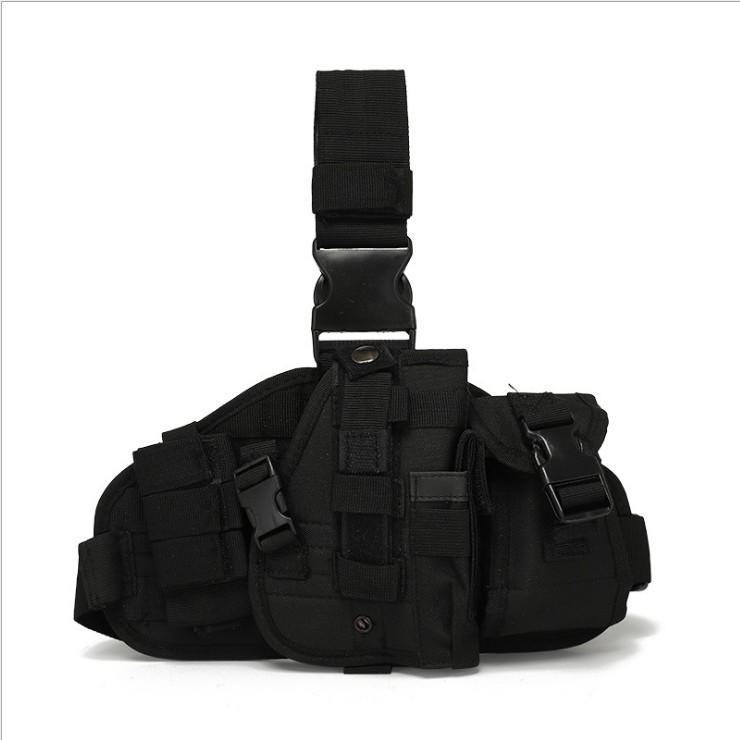 Factory in stock Tactical COS Guncase Leggings Bag Molle Accessories Hanging Bag Wild Tactical Combination Leg Cover Outdoor Waist Bag