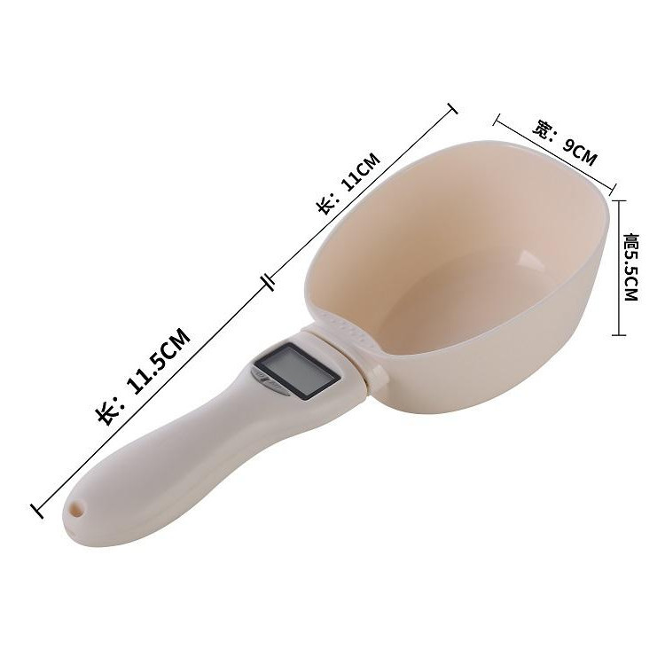 Pet Food Scale, Cat Food and Dog Food Scale, Portable Measuring Spoon, Shovel, Digital Scale, Large Spoon Scale, Kitchen Scale
