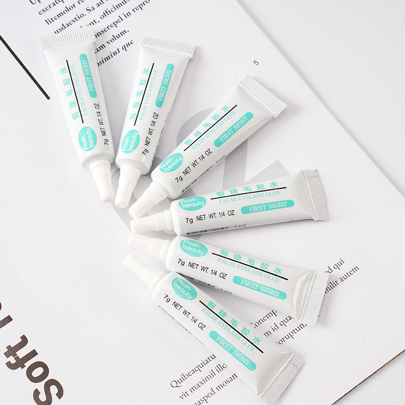 Factory spot 7g false eyelash glue transparent seamless double eyelid glue lasting firm low stimulation eyelash glue