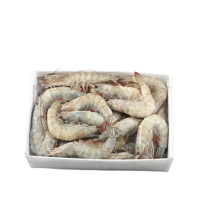 Ecuador prawns Green prawns Fresh quick-frozen Super-large metapenaeus ensis Salt-frozen shrimp Super-large seafood and aquatic products Non-Qingdao