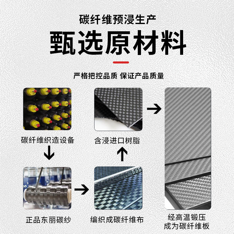 Meyers CNC Made Unmanned Aerial Vehicle Carbon Fiber Corrosion Resistant Anti-oxidation Arbitrary Cutting 3K Carbon Fiber Board Processing