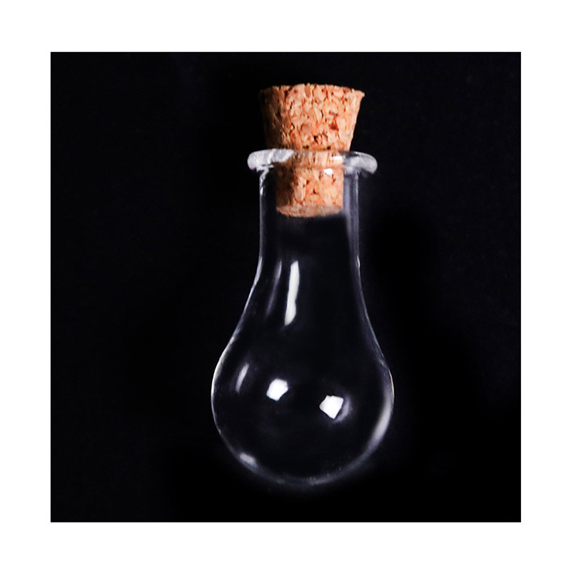 Small Cork Glass Bottle Perfume Mini Drift Bottle Small Wishing Bottle Wish Bottle Saffron Perfume Bottle
