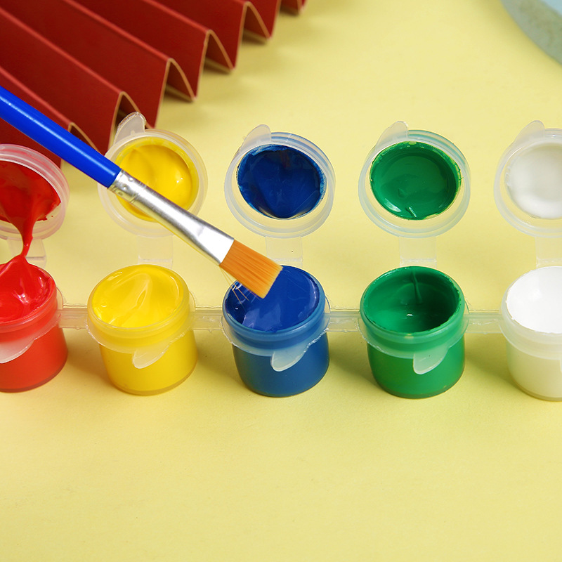 Children's DIY painting watercolor pen 10.5cm flat head hook line brush acrylic oil paint pen wholesale tracing pen