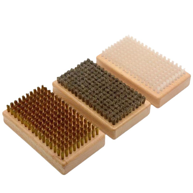 Snowboard Care Brush Polishing Waxing Brush Single Board Double Board Snowboard Copper Wire Brush Nylon Brush Horse Hair Brush