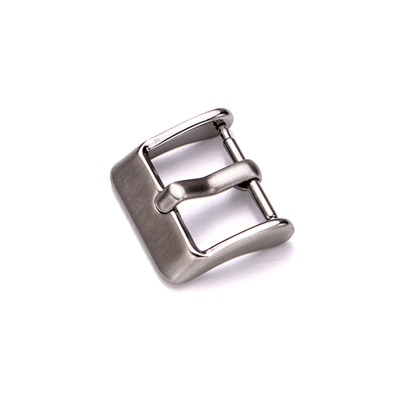Customized Design Watch Buckle Stainless Steel Watch Buckle 16mm Silicone Rubber Watch Strap Buckle Bracelet Raw Ear Pin Buckle Leather Watch Strap Buckle