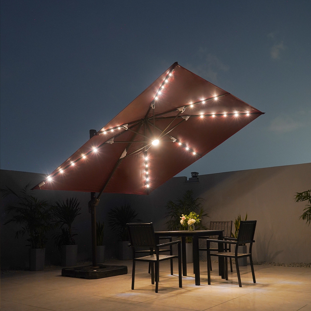 Outdoor Parasol Courtyard Umbrella Commercial Large Stall Sun Umbrella Garden Terrace Villa Outdoor Open-air Roman Umbrella