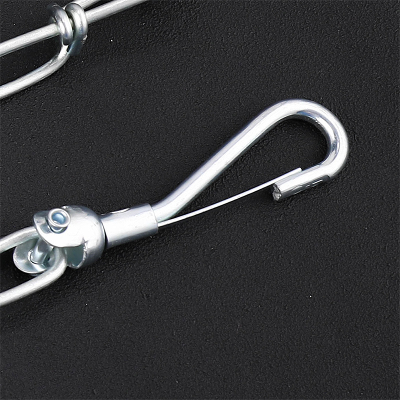 Factory direct wholesale homemade chain braided chain knotting chain strip galvanized industrial chain pet chain dog chain