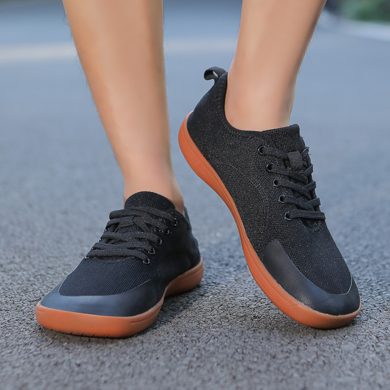 New Cross-Border Wide-Toe Barefoot Shoes, Wide-Board Wide-Last Shoes, Comprehensive Training Breathable Non-Slip Casual Sports Shoes, Fitness Shoes