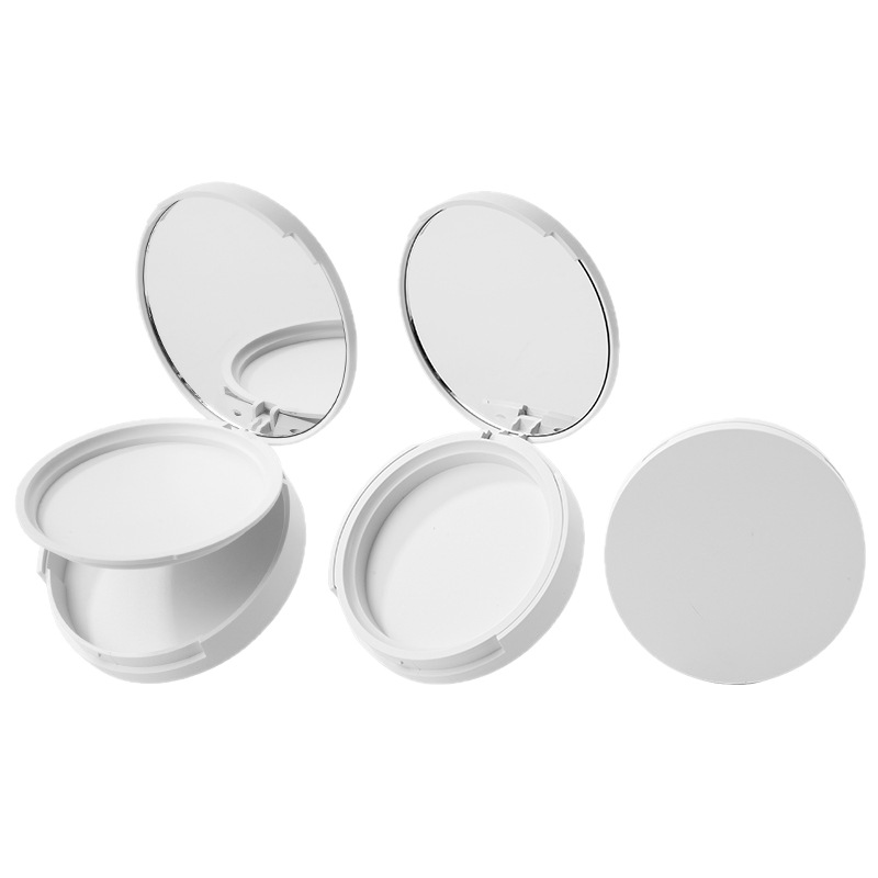 [Factory in stock Direct Supply] New Magnetic False Eyelash Storage Box Apple White Single Layer Double Layer Portable with Mirror