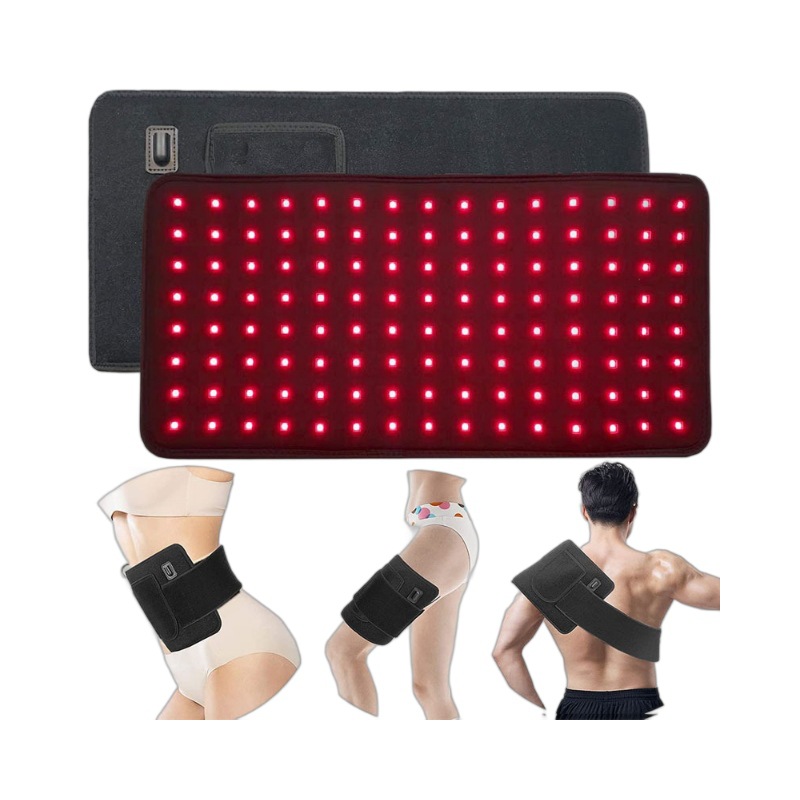 Cross-border Hot Red Light Belt Multifunctional Heating Phototherapy Belt Red Light Infrared Band Switching Home Soothing