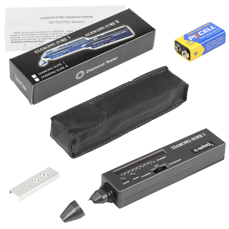 Diamond Thermal Conductivity Meter, Diamond Pen, Testing Instrument, Jade Identification, Moissanite Diamond Ring, Jade Crystal Jewelry Hardness Pen