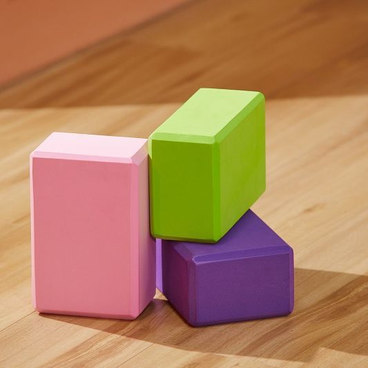 Yoga brick solid color high density environmental protection anti-pressure anti-dirty training special dance auxiliary tool non-slip brick foam brick