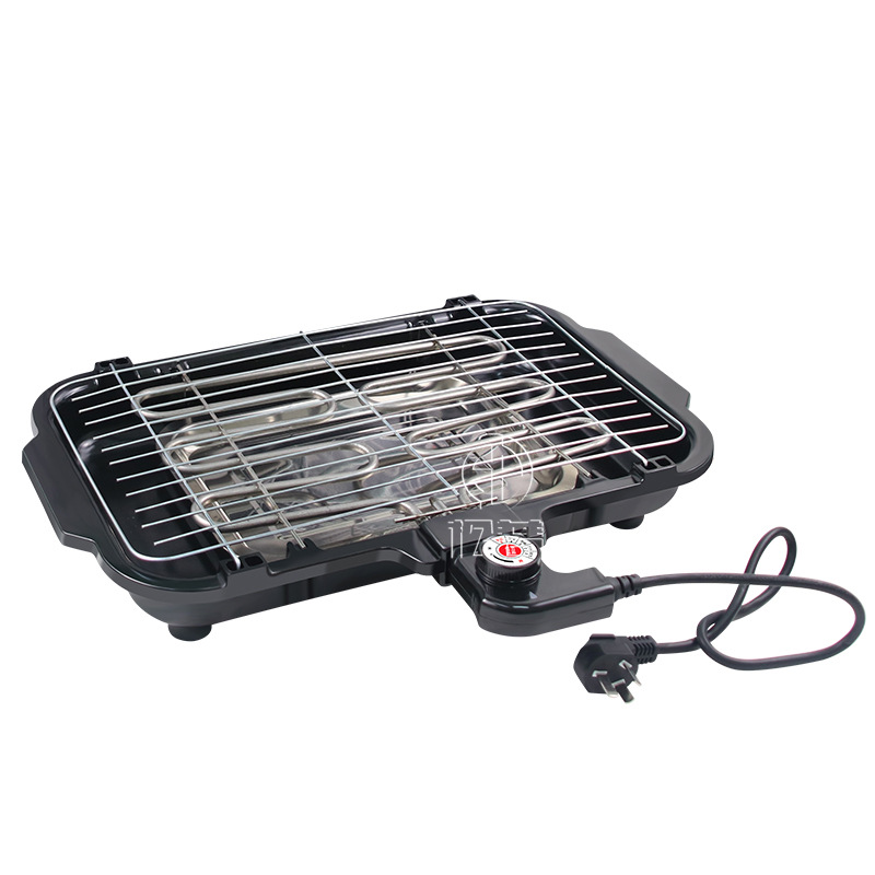 Household multifunctional smokeless electric grill electric grill electric grill electric grill BBQ skewer machine barbecue machine electric grill tray