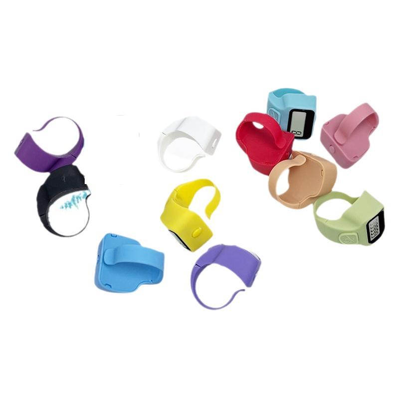 Ring Counter with LED Light Mini Portable Electronic Counter Human Traffic Counters 8016 Luminous