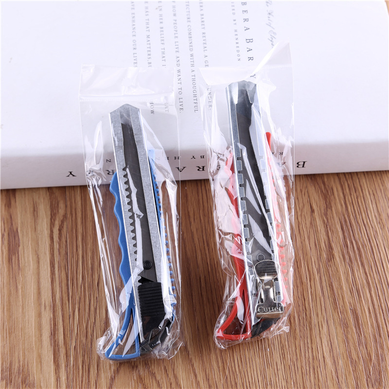 small size portable utility knife stainless steel tool knife metal office stationery paper cutter film blade