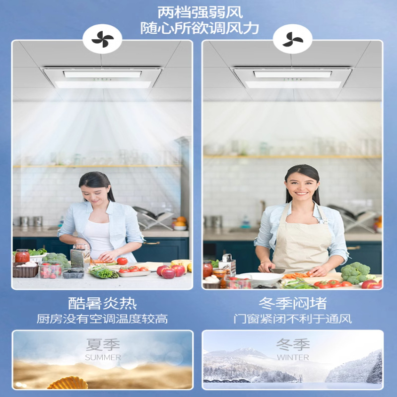 FSL Foshan Lighting Integrated Embedded Ceiling Blower Ventilation Cool Blower Kitchen Cold Blower Exhaust Fan Chiller