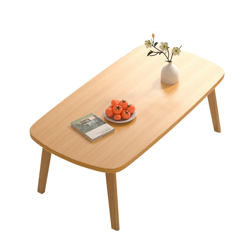 Wholesale Japanese Coffee Table Small Apartment Living Room Ins Style Thickeneded Solid Wood Table Legs Installation-Free Foldableable Small Coffee Table