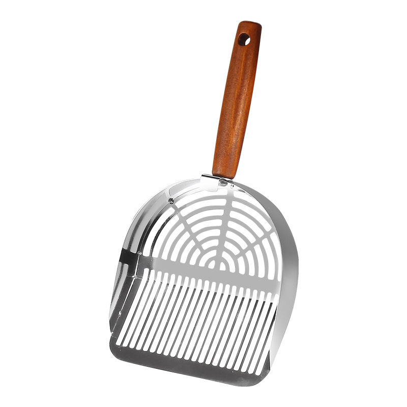 Cross-Border Cat Litter Scoop Stainless Steel Cat Scoop Deodorizing Cleaning Tool Hollow Mesh Tofu Litter Scoop Pet Supplies