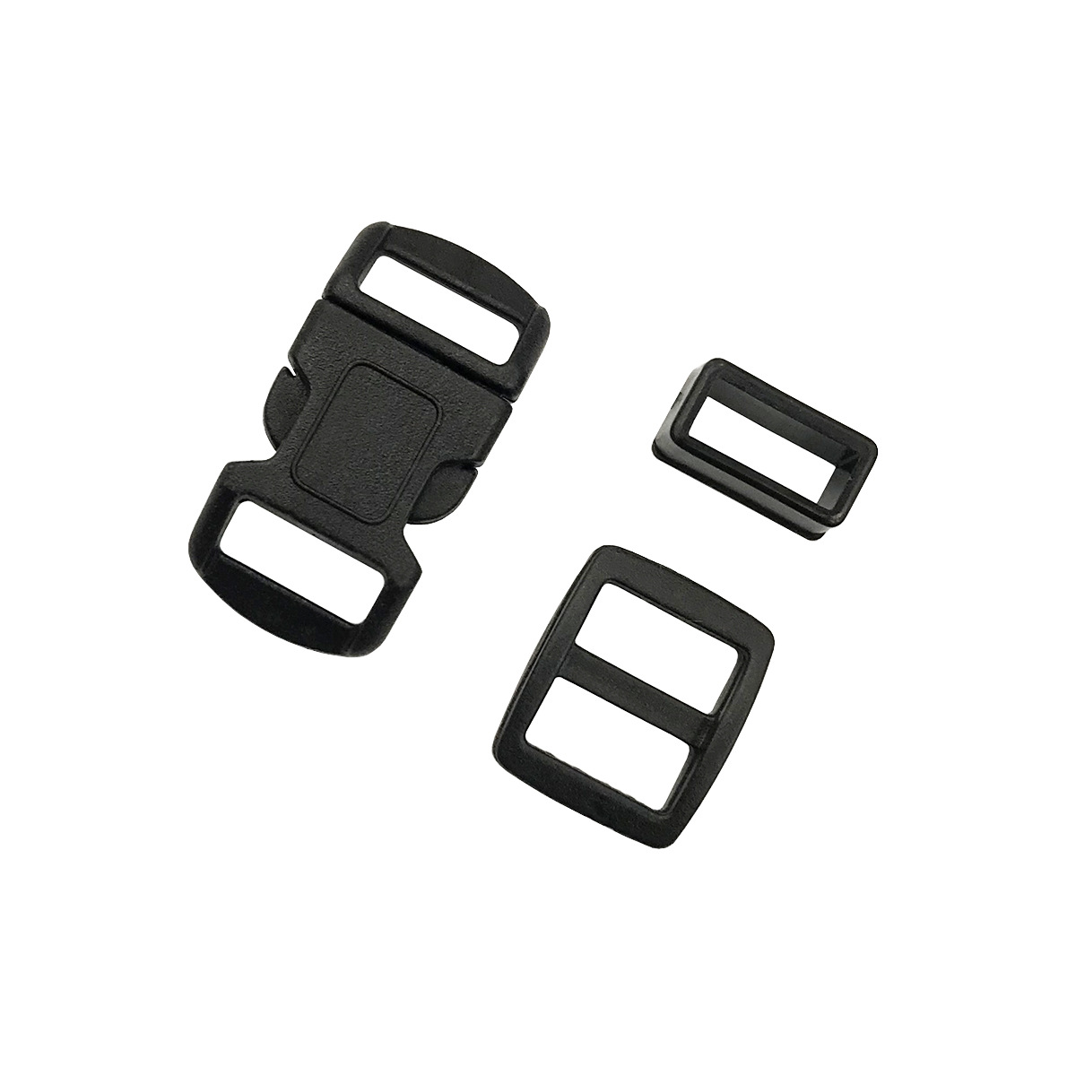 Factory Spot Dog Rope Accessories Cat Dog Chest Back Collar Adjustable Buckle Square Buckle Pet Traction Rope Plastic Curved Buckle