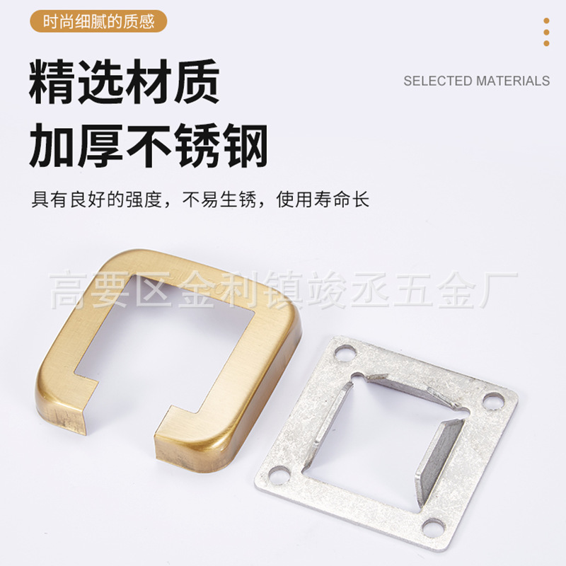 40 Card Slot Armrest Accessories Balcony Railing Guardrail Accessible Luxury Glass Card Slot Outdoor Punch-free Glass Guardrail Accessories