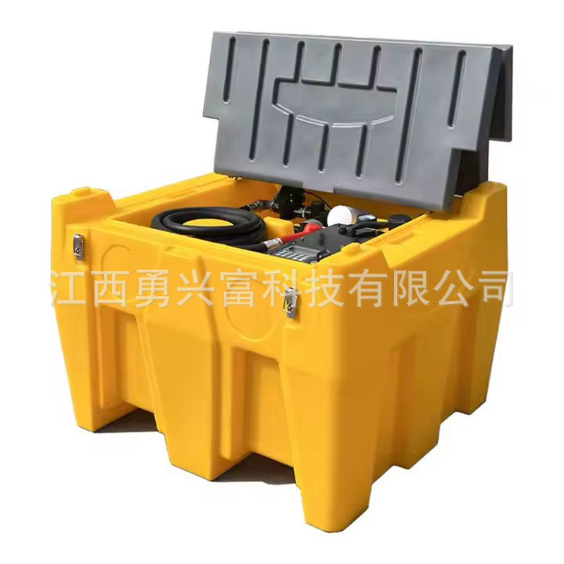 Customized 2V24V Explosion-Proof Integrated Oil Storage Tank Small Box Pry Refueling Machine Mobile Car Diesel Refueling Pump