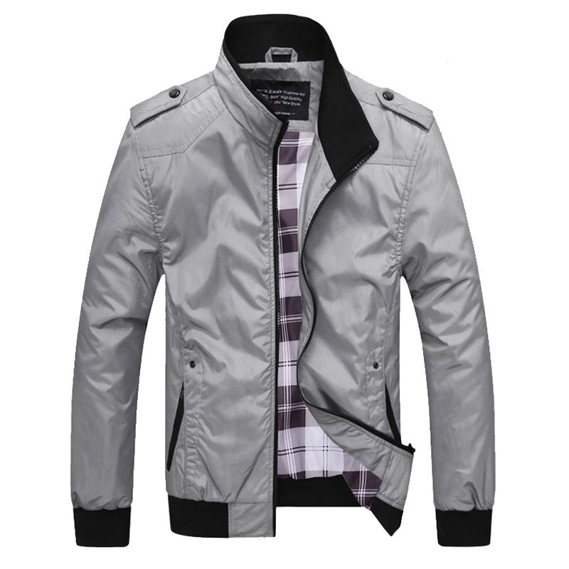 Men's Jacket Spring New Aviator Jacket Middle-aged Casual plus size Workwear Spring and Autumn Men's European Code Cross-border