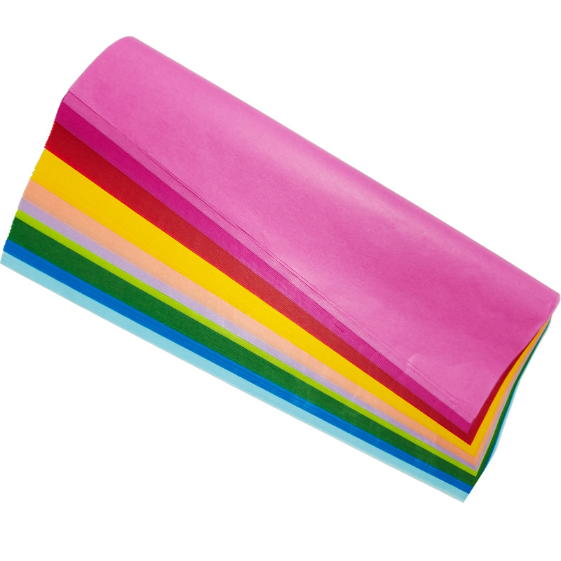 Manufacturers supply a large number of 15g Tissue Paper 17g color copy Paper with uniform color in stock