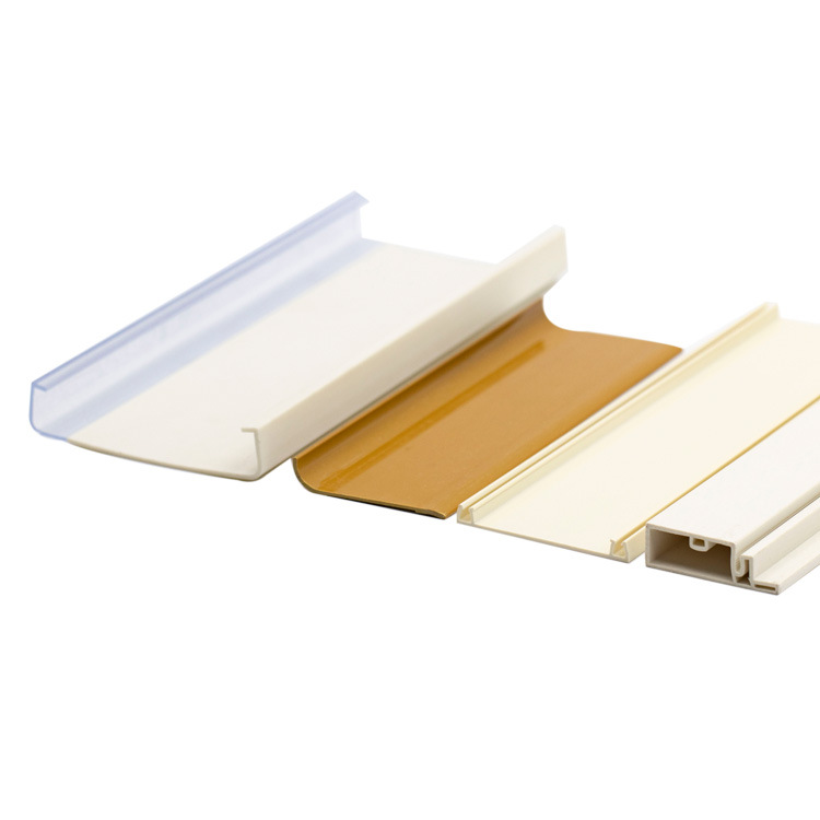 Home decoration building materials pvc profile extrusion supporting products soft and hard products plastic strip PVC decorative strip