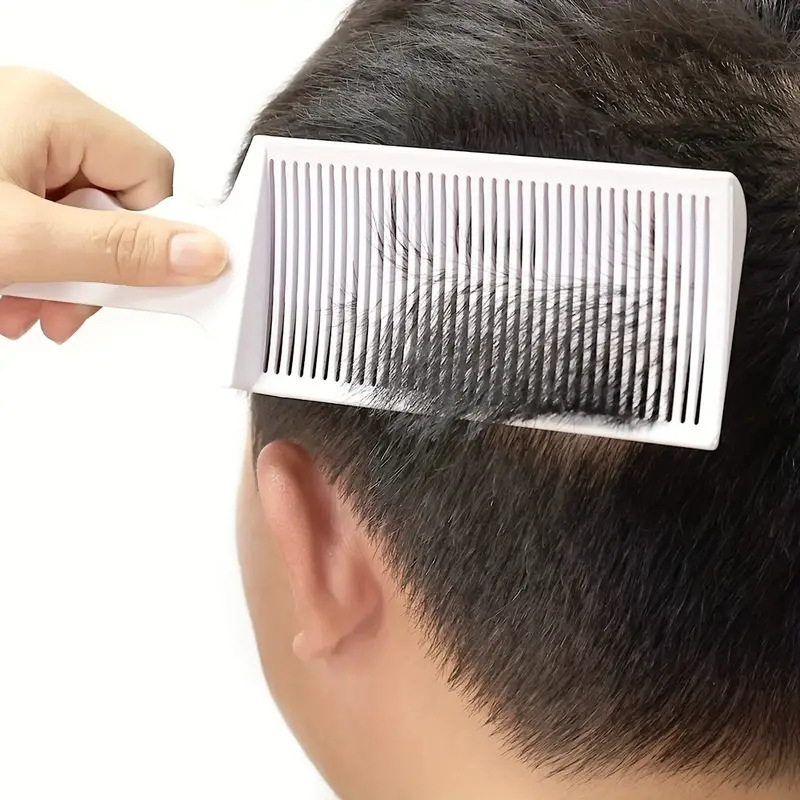 Cross-border flat comb oil head Clipper comb level shovel comb hair cutting push edge comb men's inch comb precise positioning comb