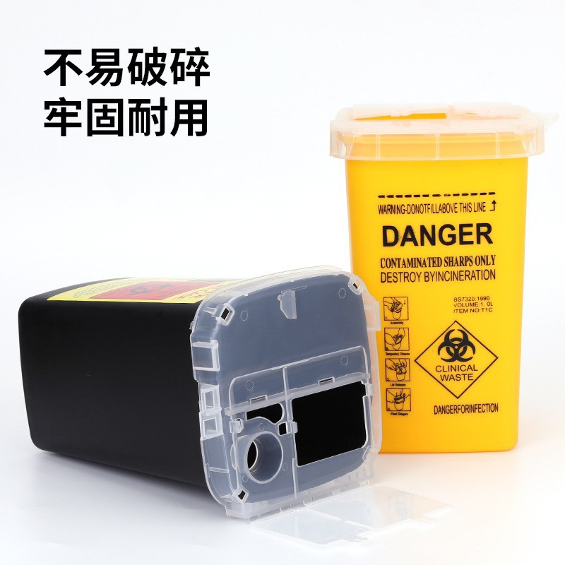 Riki Tattoo Needle Collection Tube, Disposable Needle Recycling Bin, Tattoo Waste Bin, Beauty Cross-Border Supply