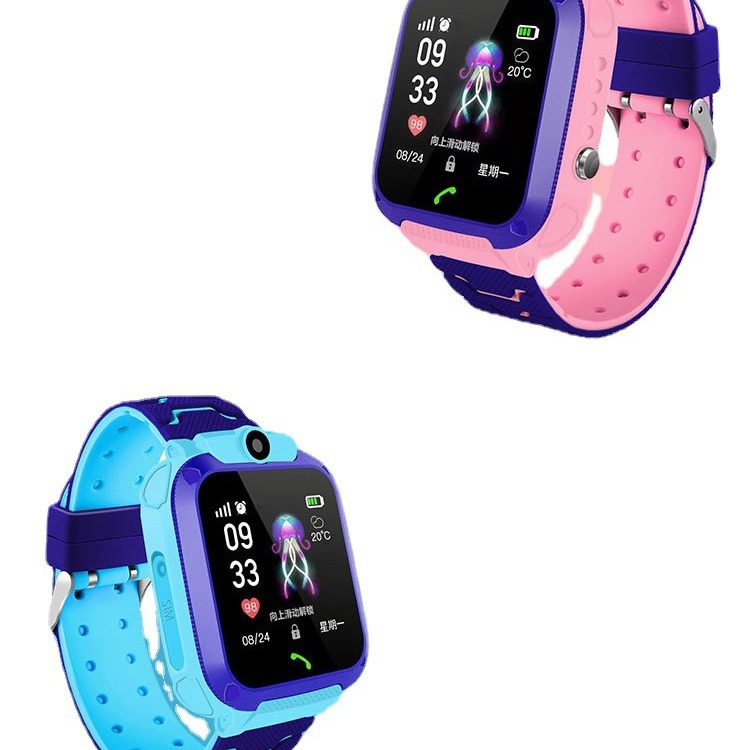 Factory Cross-Border Export Direct Sales Q12/Q19 Fifth and Sixth Generation Intelligent Positioning Waterproof Photo Kidsren's Phone Watch