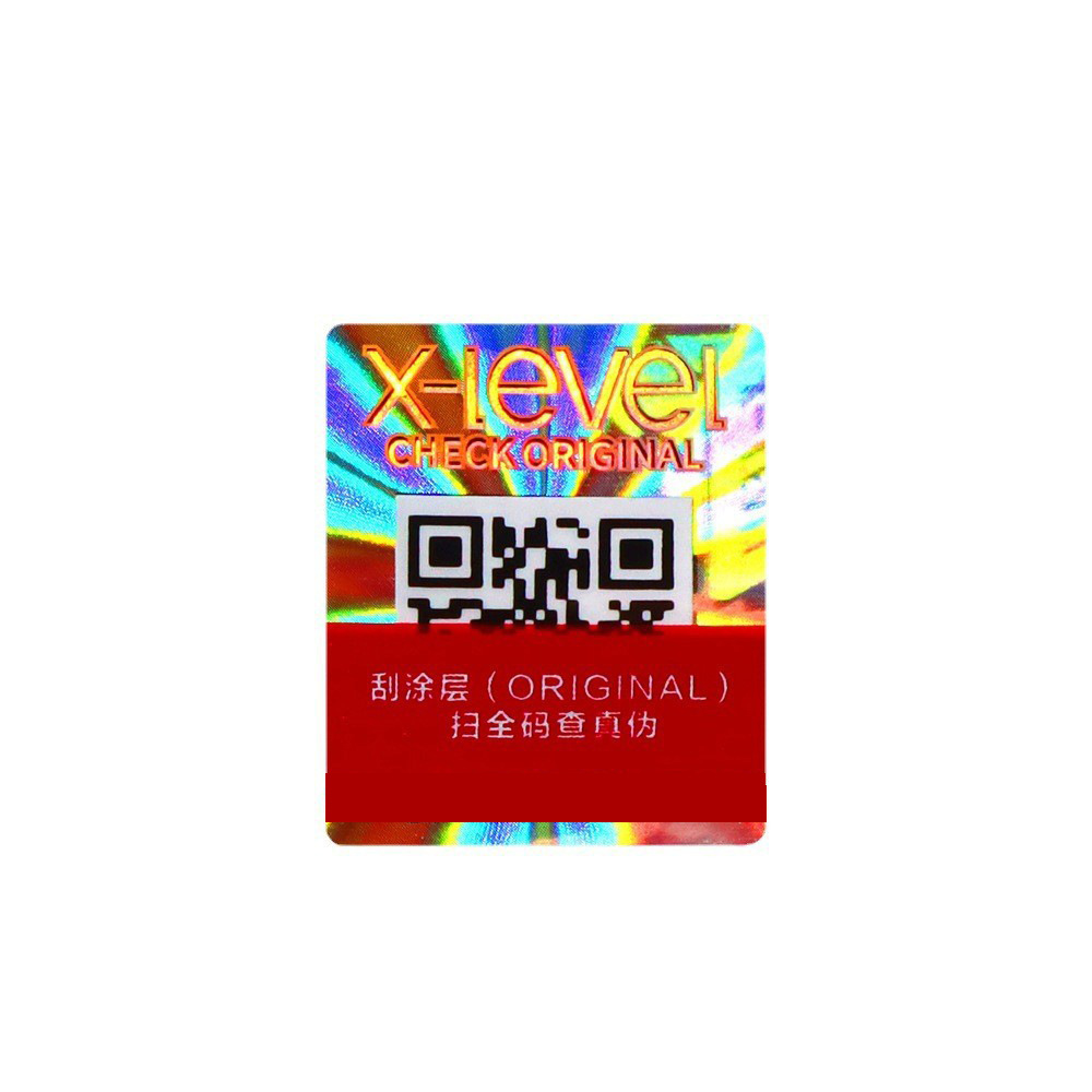 Anti-counterfeiting code laser anti-counterfeiting label QR code laser label anti-counterfeiting label double-layer label factory wholesale