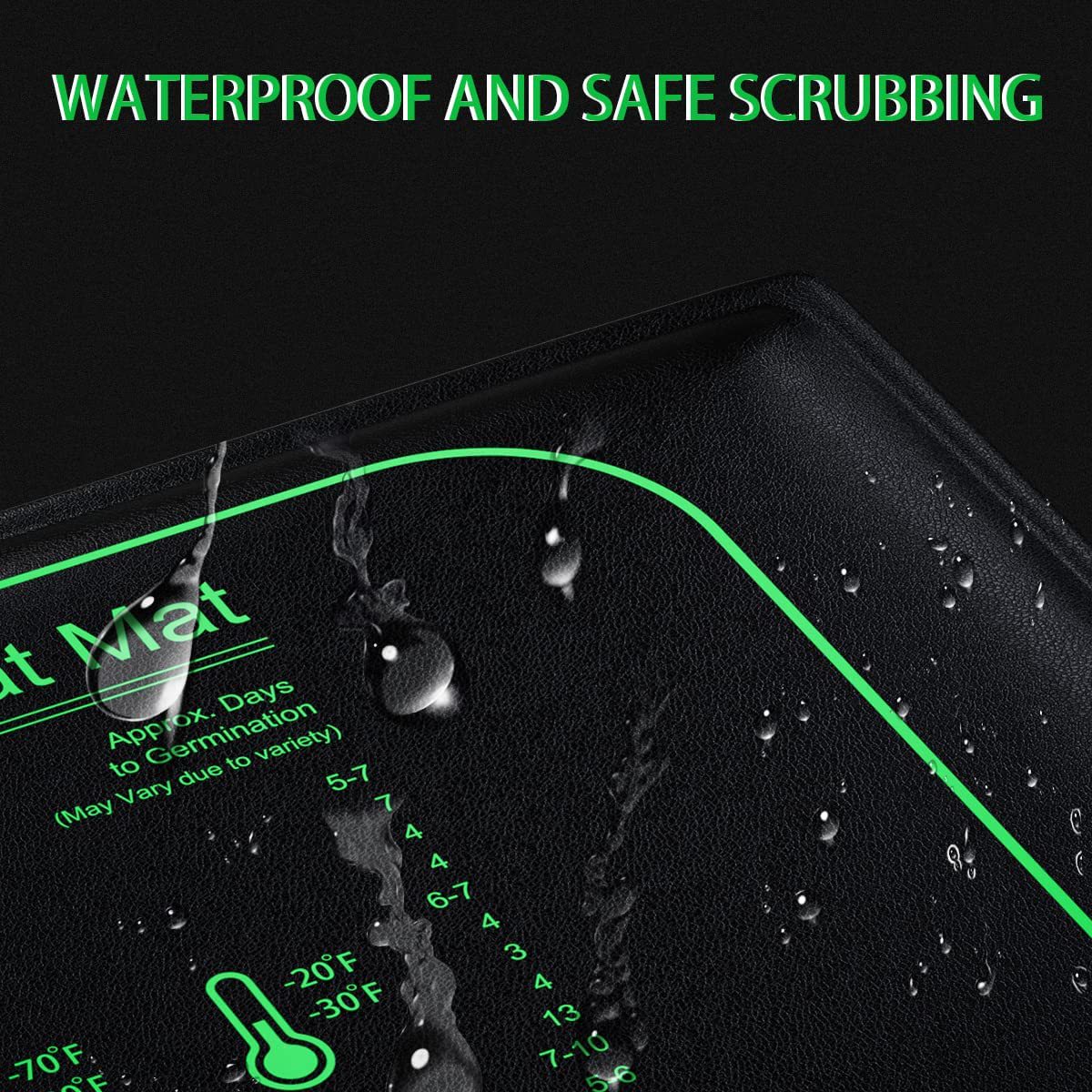 Digital display temperature control seedling heating pad 10x 20.75 inch plant flower heating pad seedling breeding heating pad