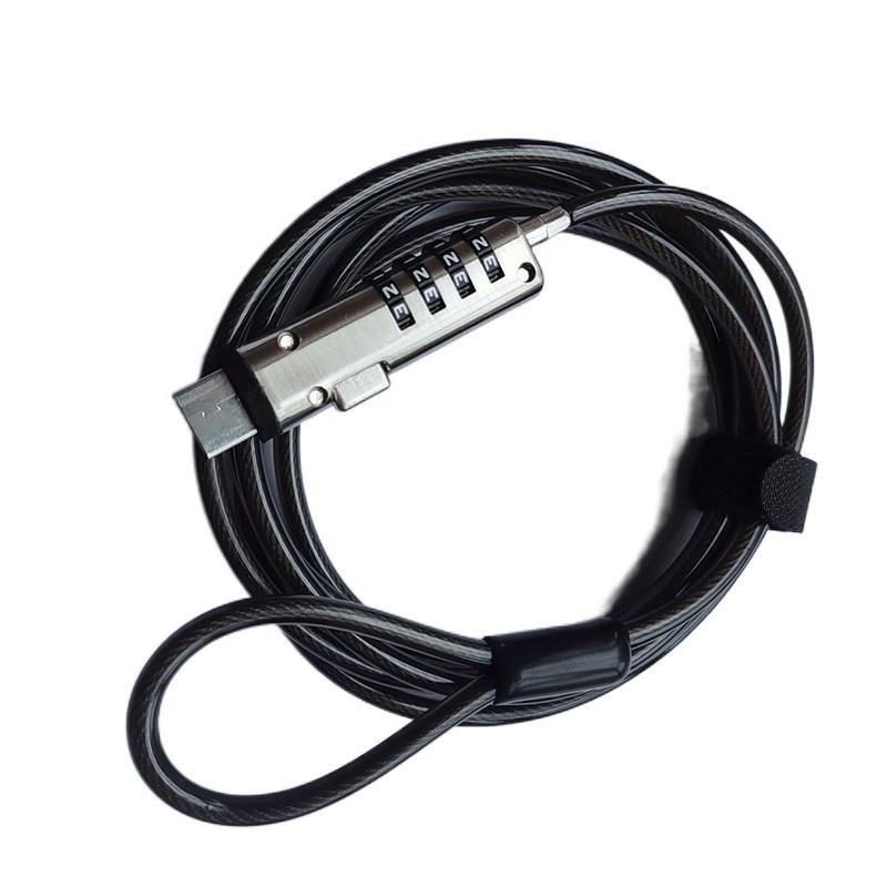 Neutral Password Lock Alloy Wire Rope Notebook Anti-Theft Lock Small Hole Computer Lock Password Digital Lock