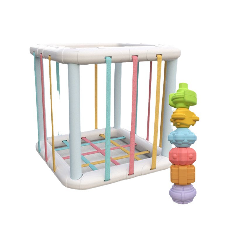 Rainbow Saile Toy Puzzle Stack Music Baby Grasping Shape Cognition Baby Dig Hole Buckle Hole Saile