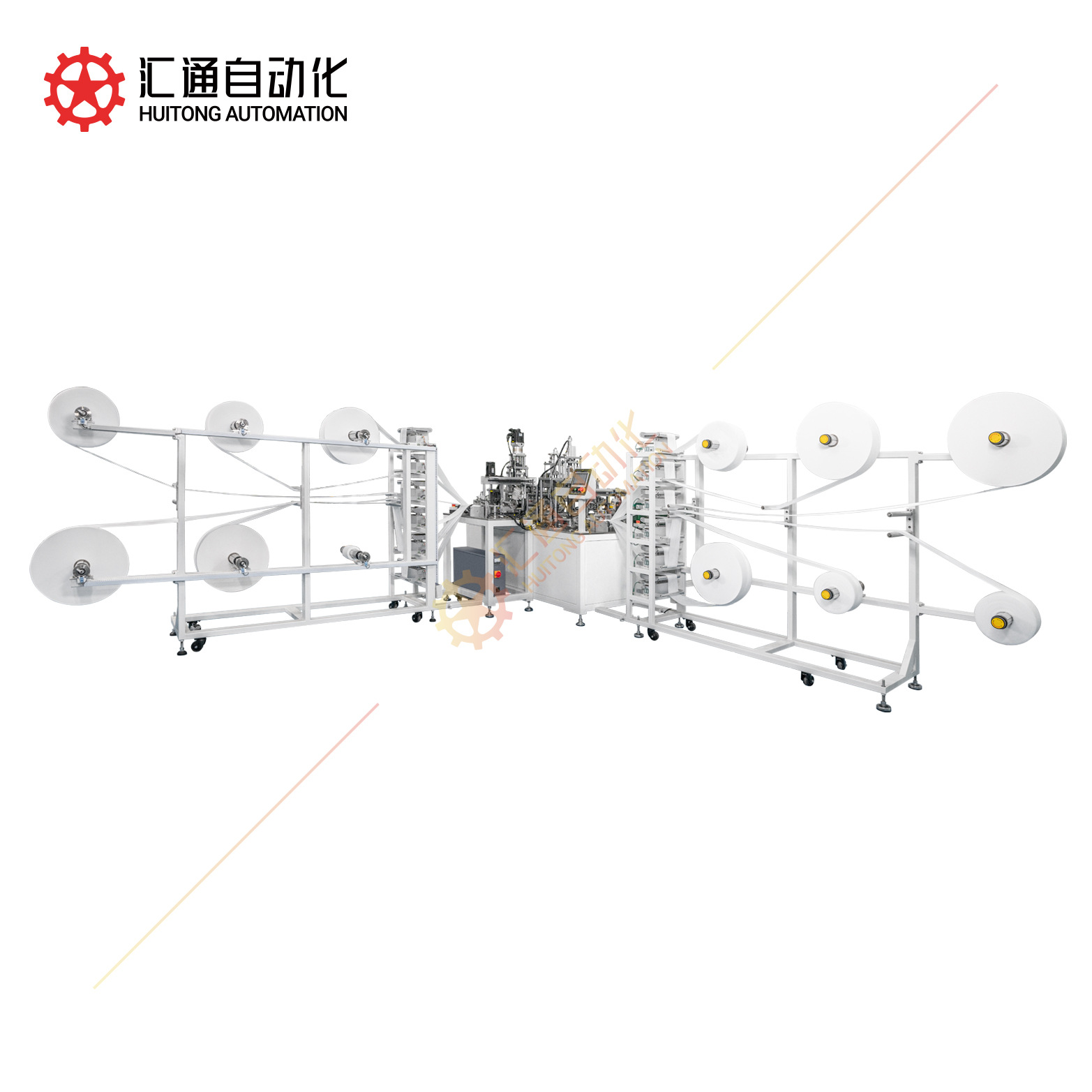 Fully Automatic Cotton Filter Machine, Skeleton Cotton Filter, Bracket Cotton Filter, Protective Mask Buckle Cotton Filter Production Equipment