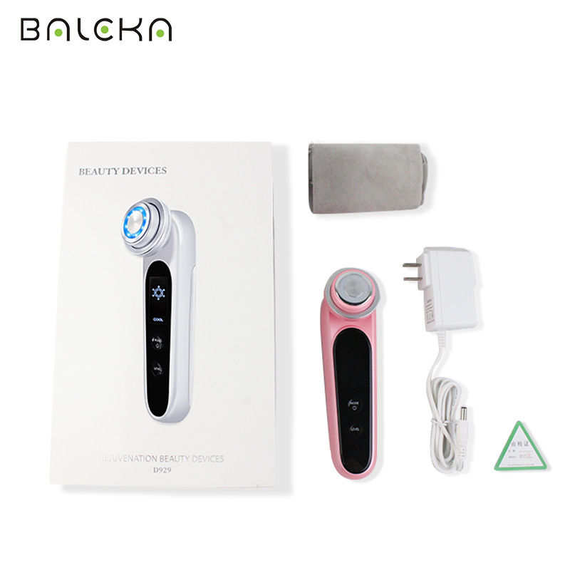 Cross-Border Beauty Instrument, Hot and Cold Photon Rejuvenation Instrument, Facial Skin Care Instrument, Facial Vibration Massage Essence Introduction to Beauty