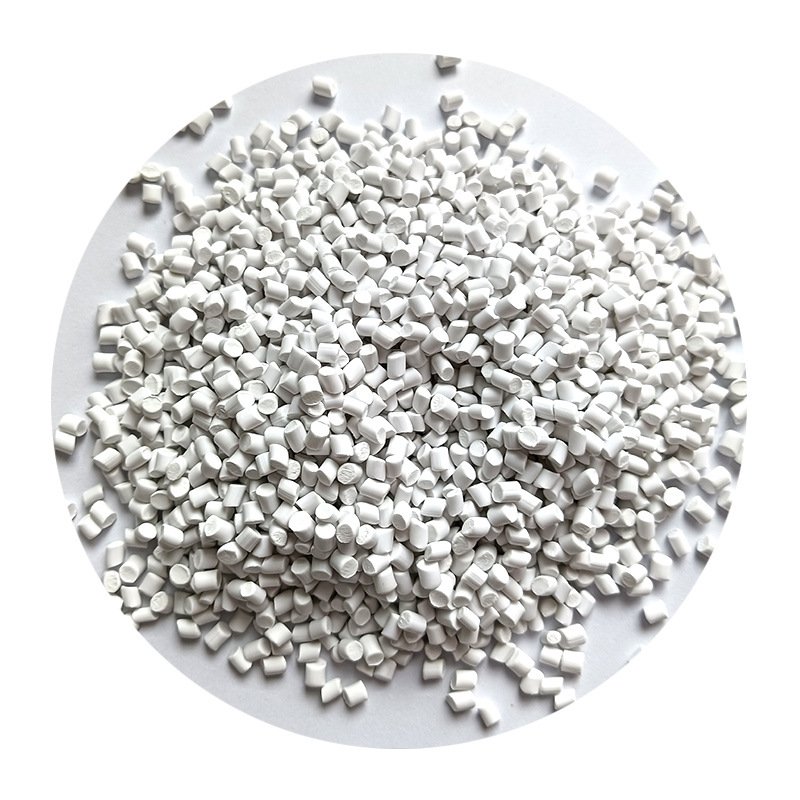 Manufacturer Wholesale Virgin White Granules Pvc Raw Material Polyvinyl Chloride Granules Extrusion Audio Harness Plastic Granules