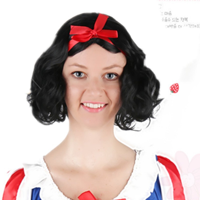 Stage Drama Supplies cos Anime Festival Character Wig Snow White Children's Whole Butterfly Festival Wig
