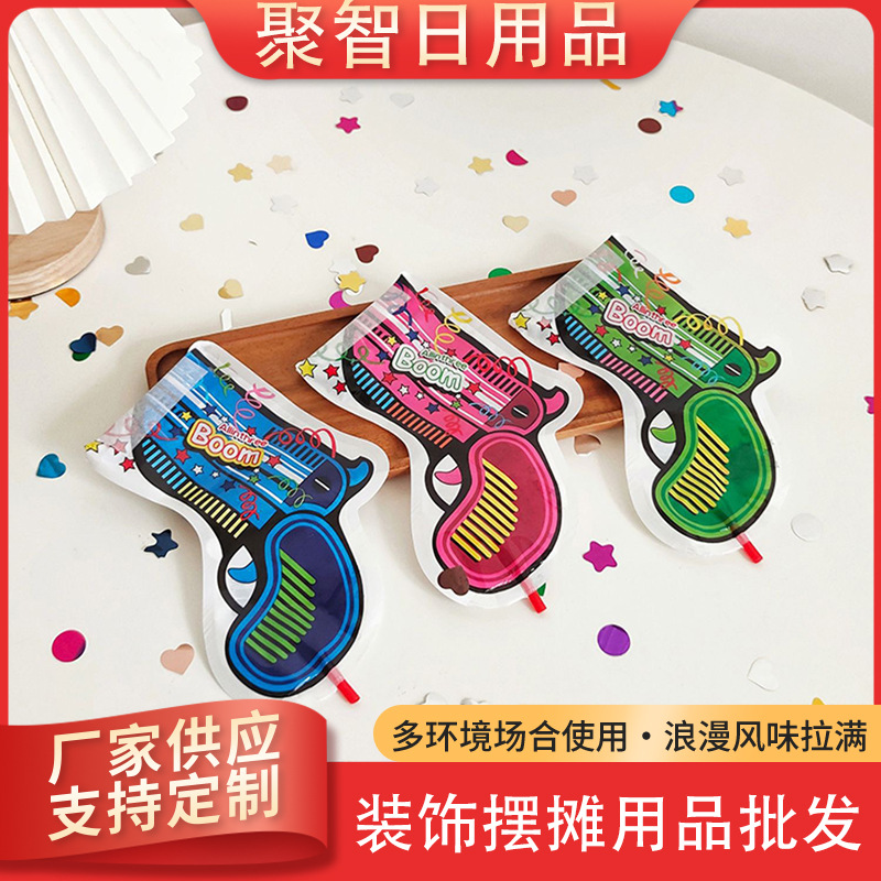 В наличии, автоматическое надувное фейерверк-ружье, оптовая продажа, свадебные фейерверки