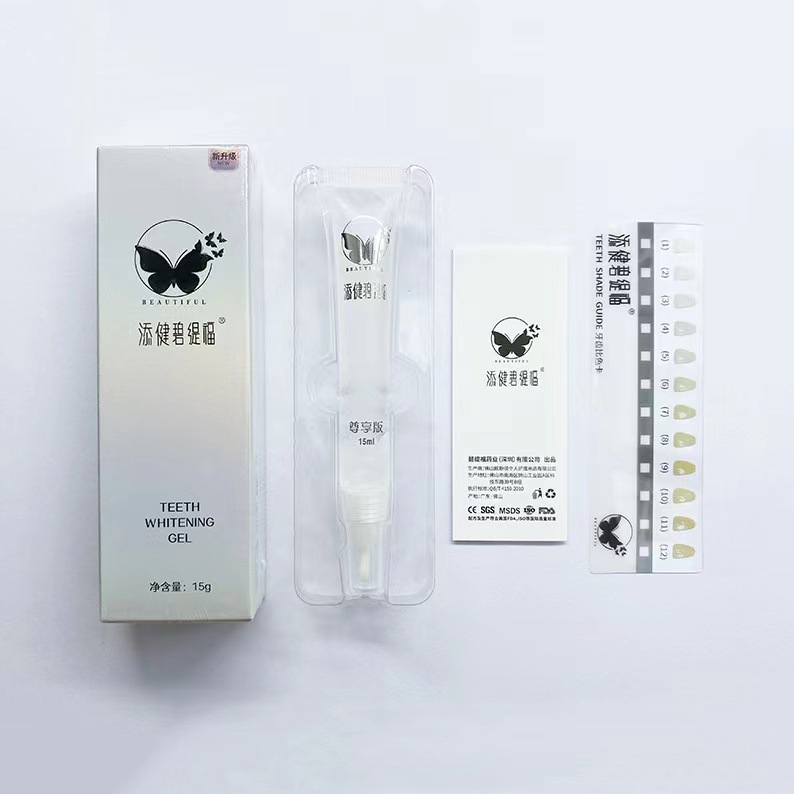 Tianjian bitifu teeth cleaning care gel hose with brush head teeth whitening gel oral care coagulation