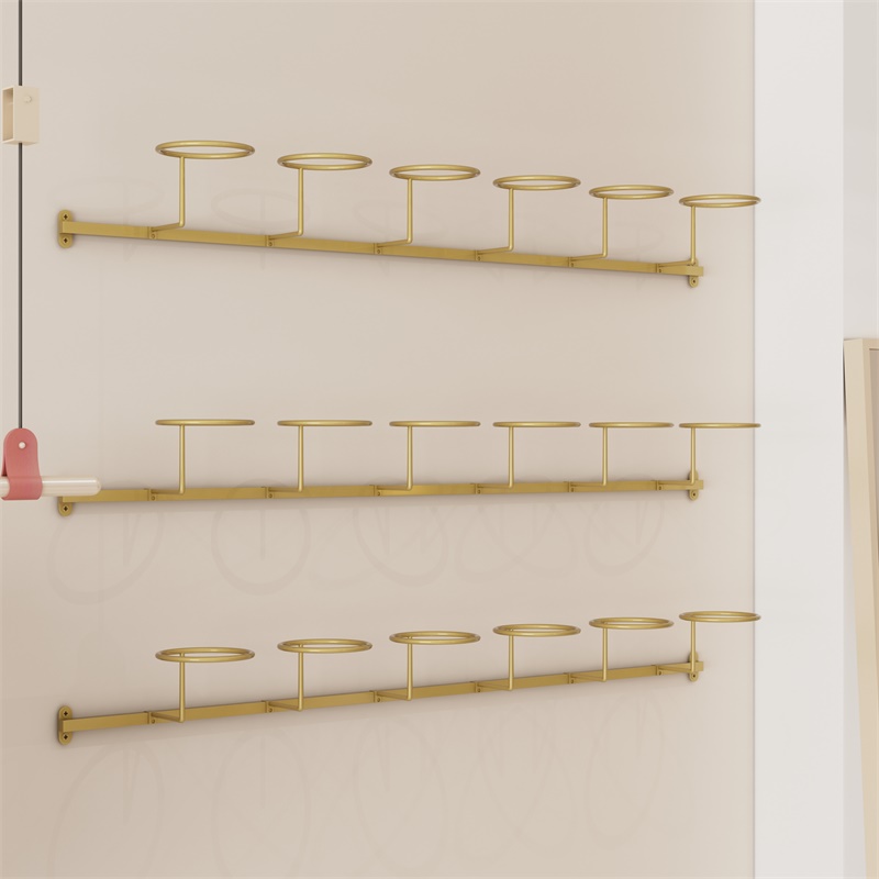 Clothing Store Hanging Hat Bracket Wall Hanging Hat Support Bracket Wall Hat Rack Display Rack Hat Shelf Chen Wangzhi