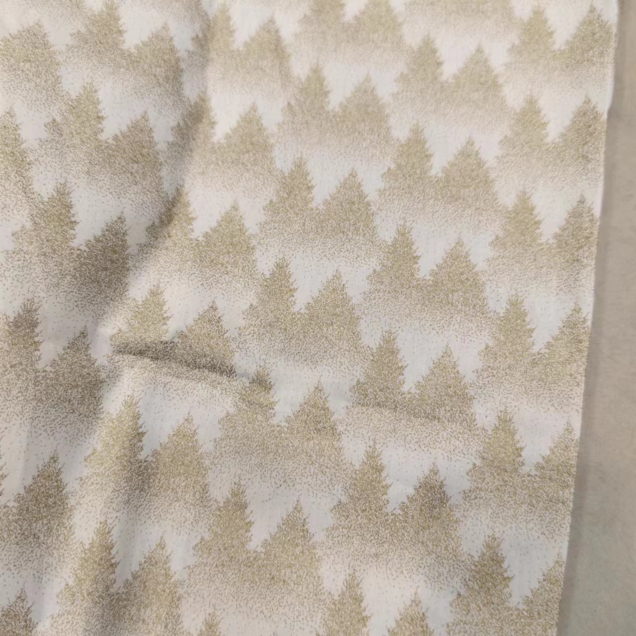 New in stock bronzing cotton printing gold Forest active printing plant printing classic cotton printing Gold printing