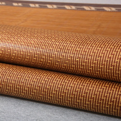 Bamboo mat summer 1.5 m 1.8 m bed carbonized double-sided mat rattan mat student dormitory single double bamboo mat