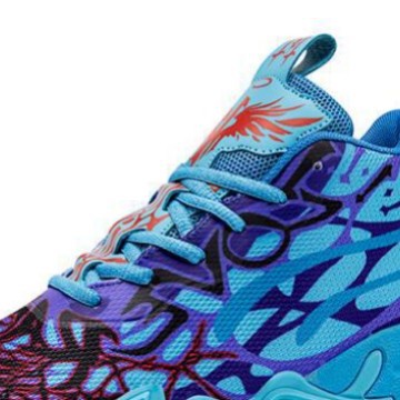 Cross-Border Basketball Shoes New Basketball Youth Mandarin Duck Mesh Fly-Knit Sports Shoes Combat Boots Cement Floor Combat Boots Training Shoes